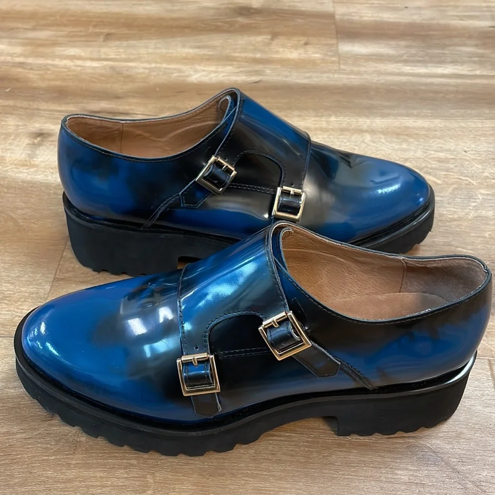 New Women's All Black Lug Monk Flats!!🔥🔥🔥 - Picture 9 of 13